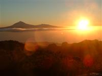 Blich von Gomera Richtung Teneriffa